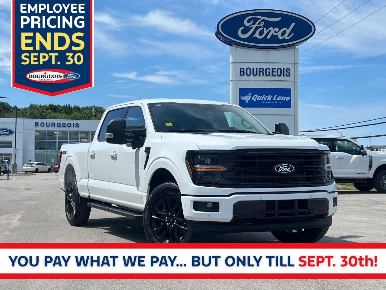 New 2025 Ford F-150 XLT 4WD SuperCrew 6.5' Box for sale in Midland, ON