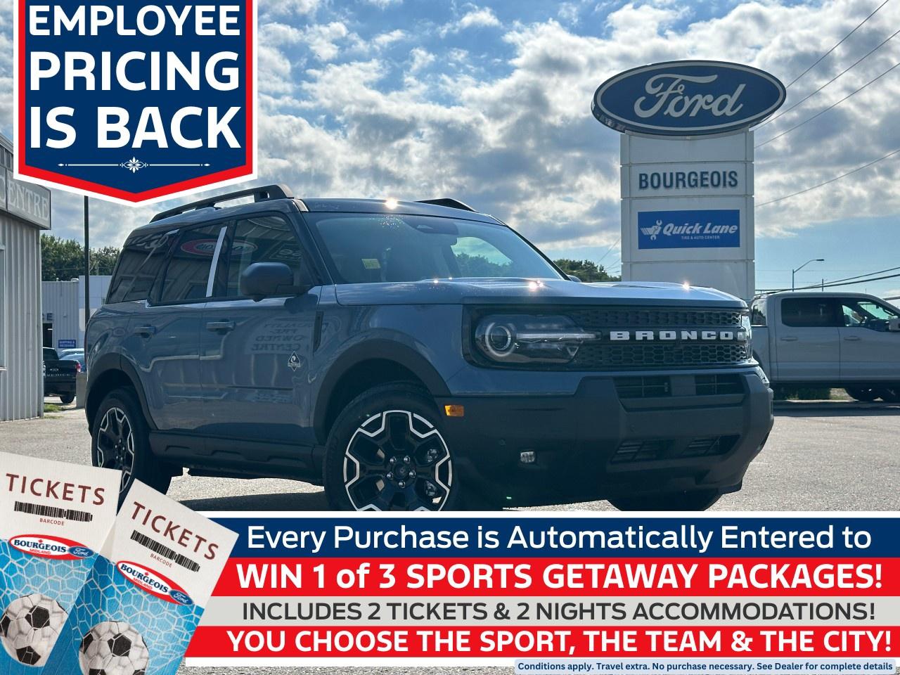 New 2025 Ford Bronco Sport Outer Banks 4X4 for sale in Midland, ON