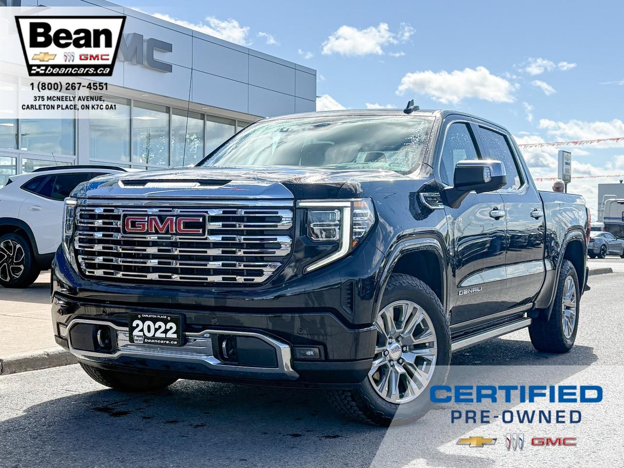 2022 GMC Sierra 1500 Denali BOUGHT & SERVICED HERE, CLEAN CARFAX, 5.3L V8 ENGINE, HEATED & VENTILATED SEATS, HEATED STEERING WHEEL, REMOTE START, RAIN SENSING WIPERS, BOSE SOUND SYSTEM, HD SURROUND VISION Photo