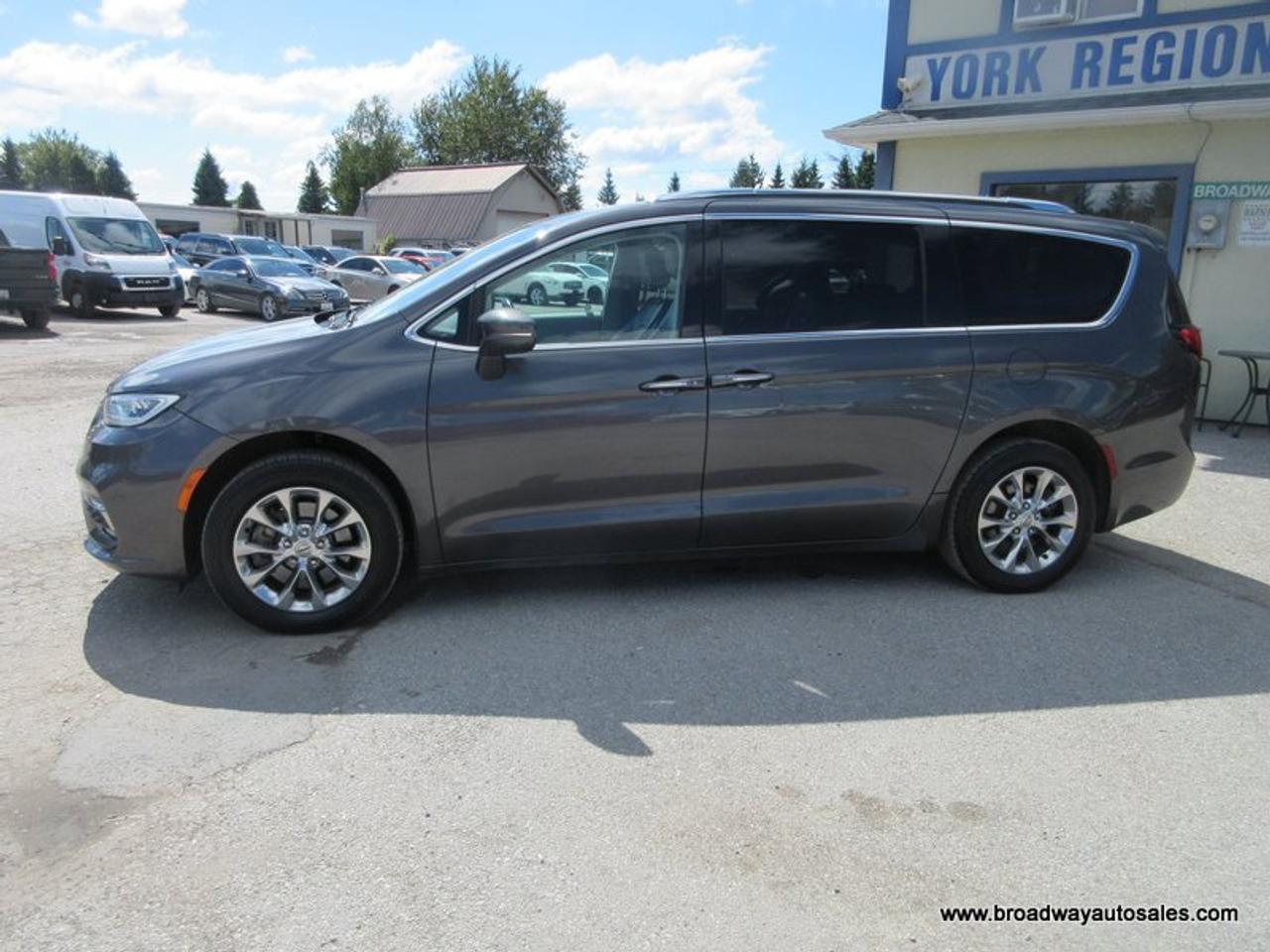 2021 Chrysler Pacifica ALL-WHEEL DRIVE TOURING-VERSION 7 PASSENGER 3.6L - V6.. CAPTAINS.. 3RD ROW.. NAVIGATION.. POWER DOORS & TAILGATE.. LEATHER.. HEATED SEATS & WHEEL.. Photo