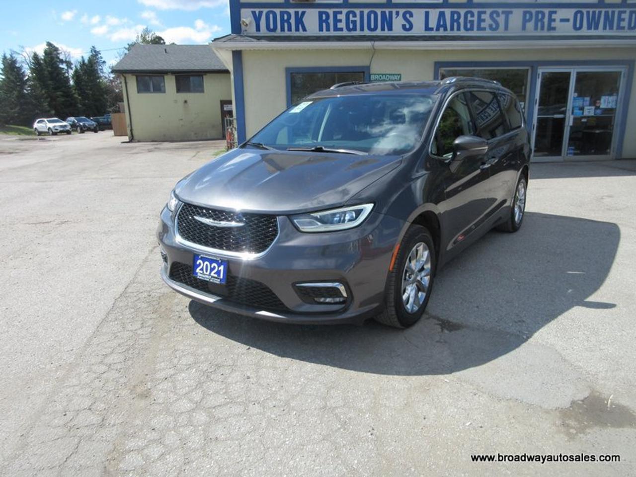 2021 Chrysler Pacifica ALL-WHEEL DRIVE TOURING-VERSION 7 PASSENGER 3.6L - V6.. CAPTAINS.. 3RD ROW.. NAVIGATION.. POWER DOORS & TAILGATE.. LEATHER.. HEATED SEATS & WHEEL.. Photo