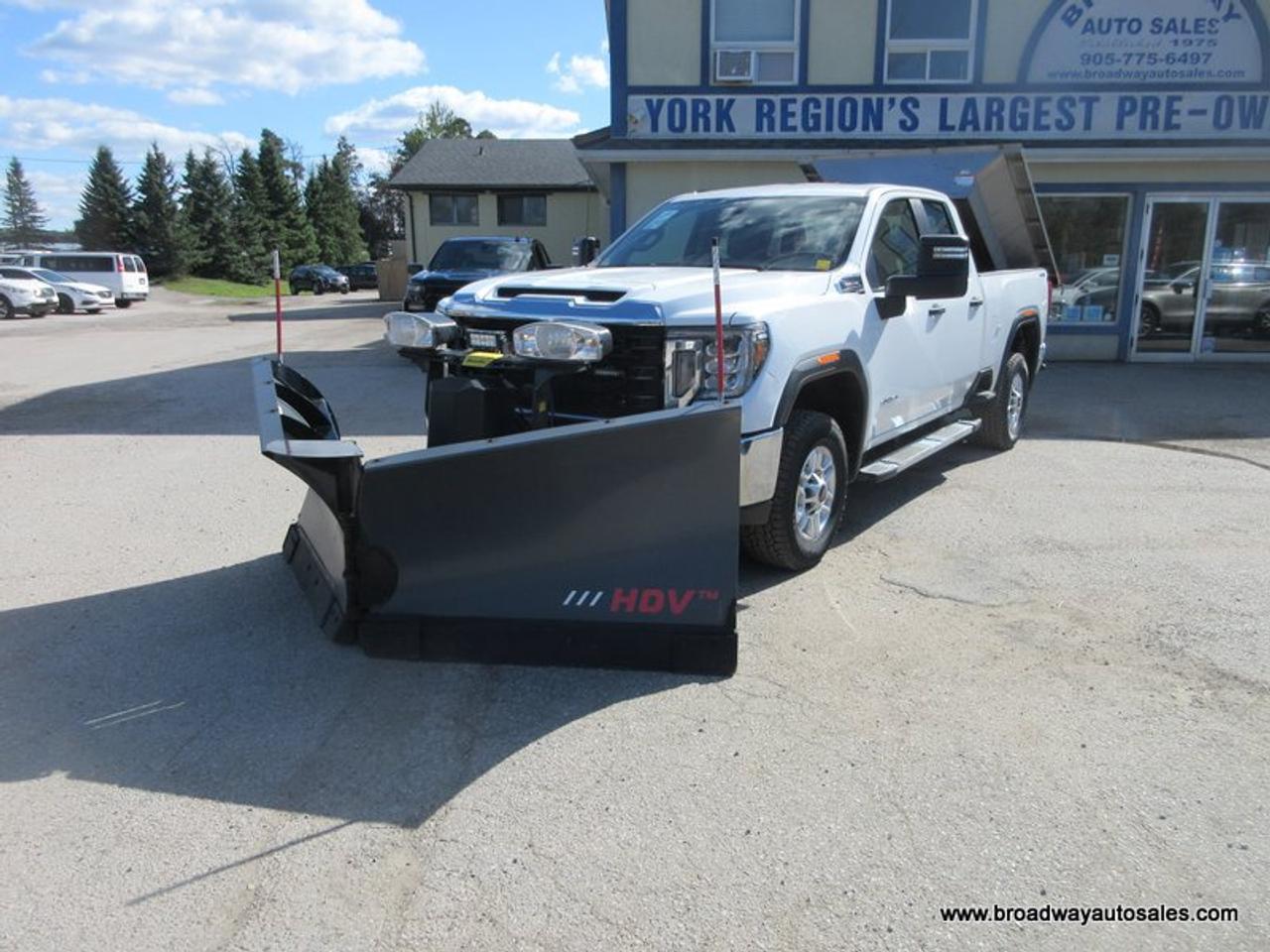 2022 GMC Sierra 2500 3/4 TON SL-VERSION 6 PASSENGER 6.6L - V8.. 4X4.. QUAD-CAB.. 6.6-BOX.. SNOW-EX-V-PLOW.. DUMPER-DOGG-SALTER.. BACK-UP CAMERA.. BLUETOOTH SYSTEM.. Photo