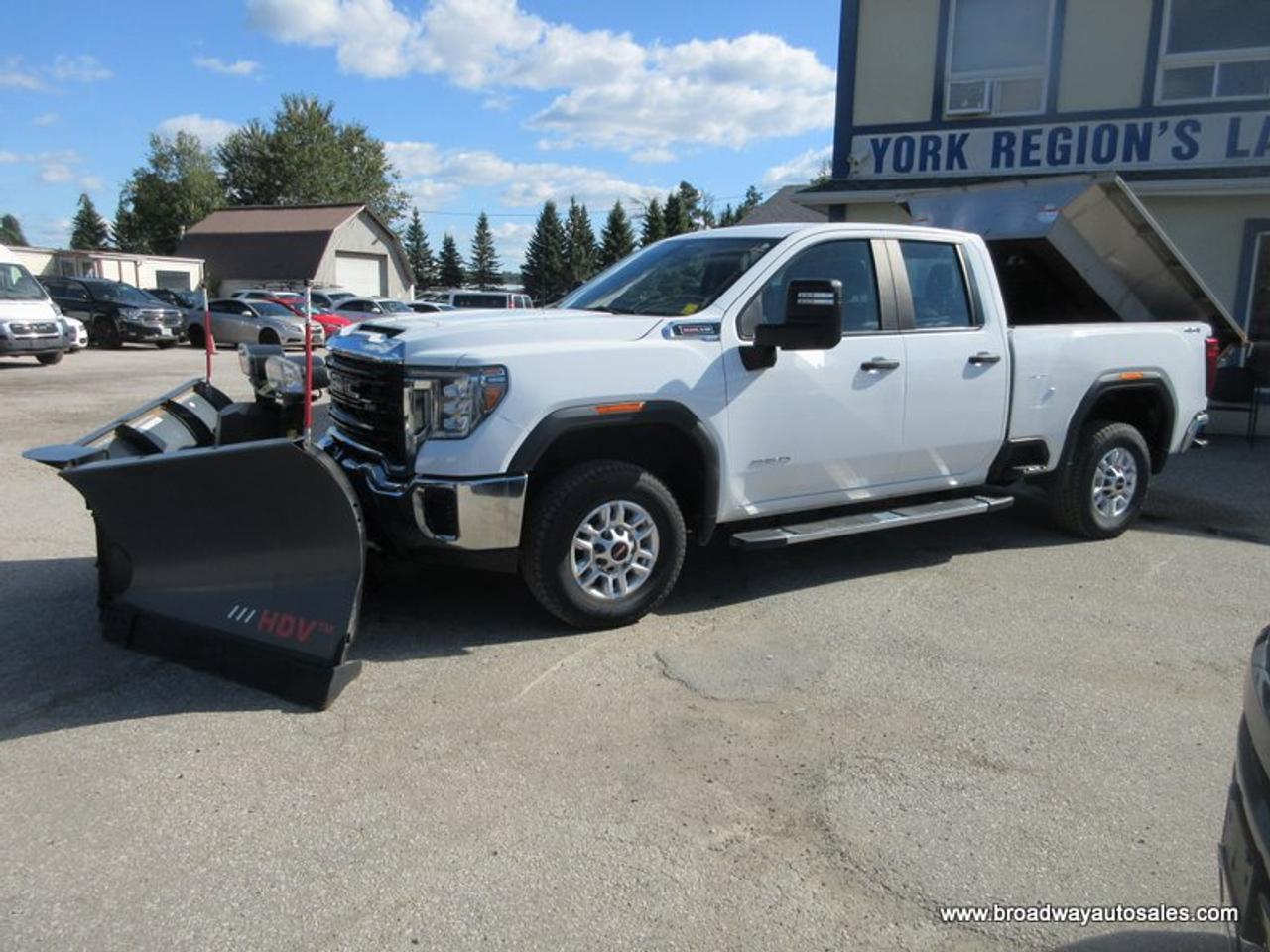 2022 GMC Sierra 2500 3/4 TON SL-VERSION 6 PASSENGER 6.6L - V8.. 4X4.. QUAD-CAB.. 6.6-BOX.. SNOW-EX-V-PLOW.. DUMPER-DOGG-SALTER.. BACK-UP CAMERA.. BLUETOOTH SYSTEM.. Photo