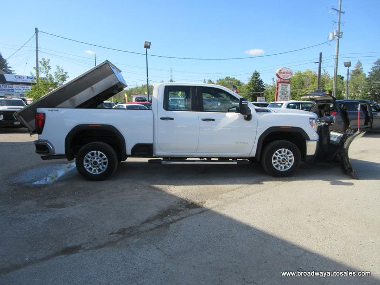 2022 GMC Sierra 2500 3/4 TON SL-VERSION 6 PASSENGER 6.6L - V8.. 4X4.. QUAD-CAB.. 6.6-BOX.. SNOW-EX-V-PLOW.. DUMPER-DOGG-SALTER.. BACK-UP CAMERA.. BLUETOOTH SYSTEM.. Photo