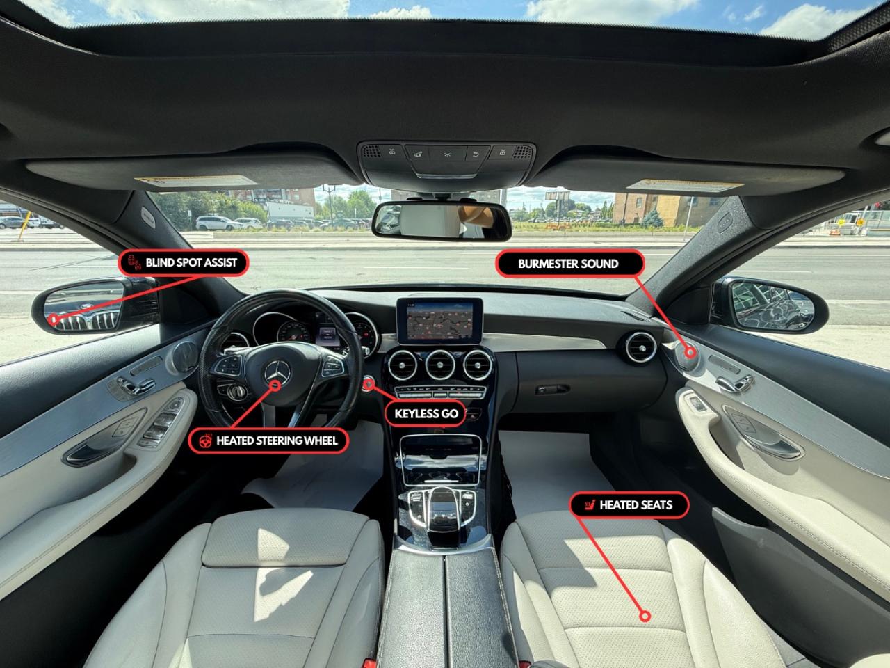 2017 Mercedes-Benz C-Class //AMG SPORT | BURMESTER | PANO | LOADED Photo2