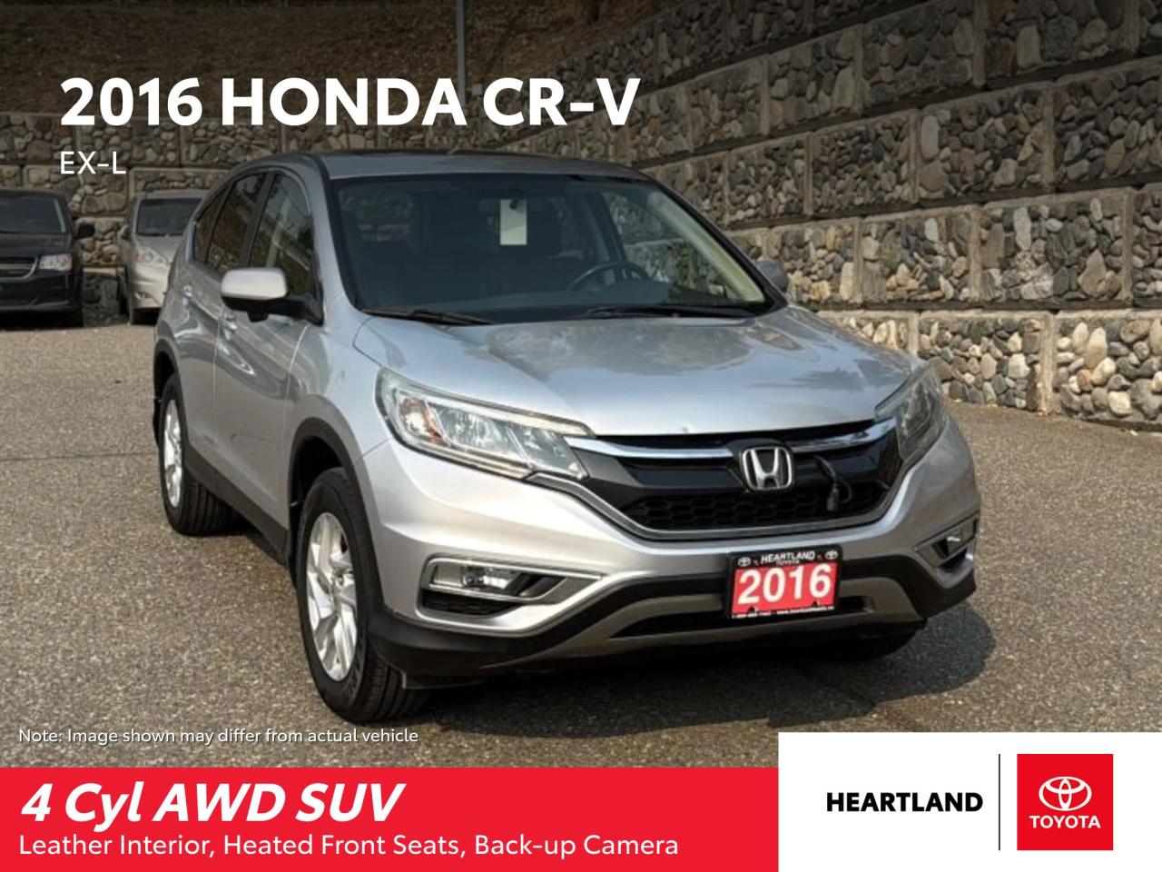 Used 2016 Honda CR-V EX-L for sale in Williams Lake, BC