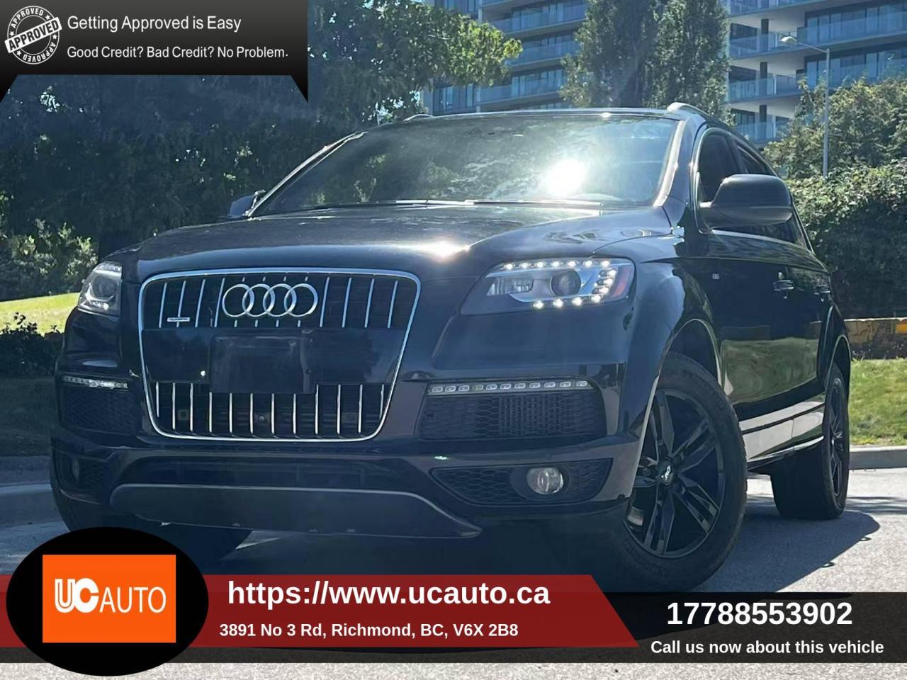 Used 2015 Audi Q7 Quattro 3.0L TDI Vorsprung Edition/CLEAN TITLE/ NO ACCIDENT/ S-LINE for sale in Richmond, BC