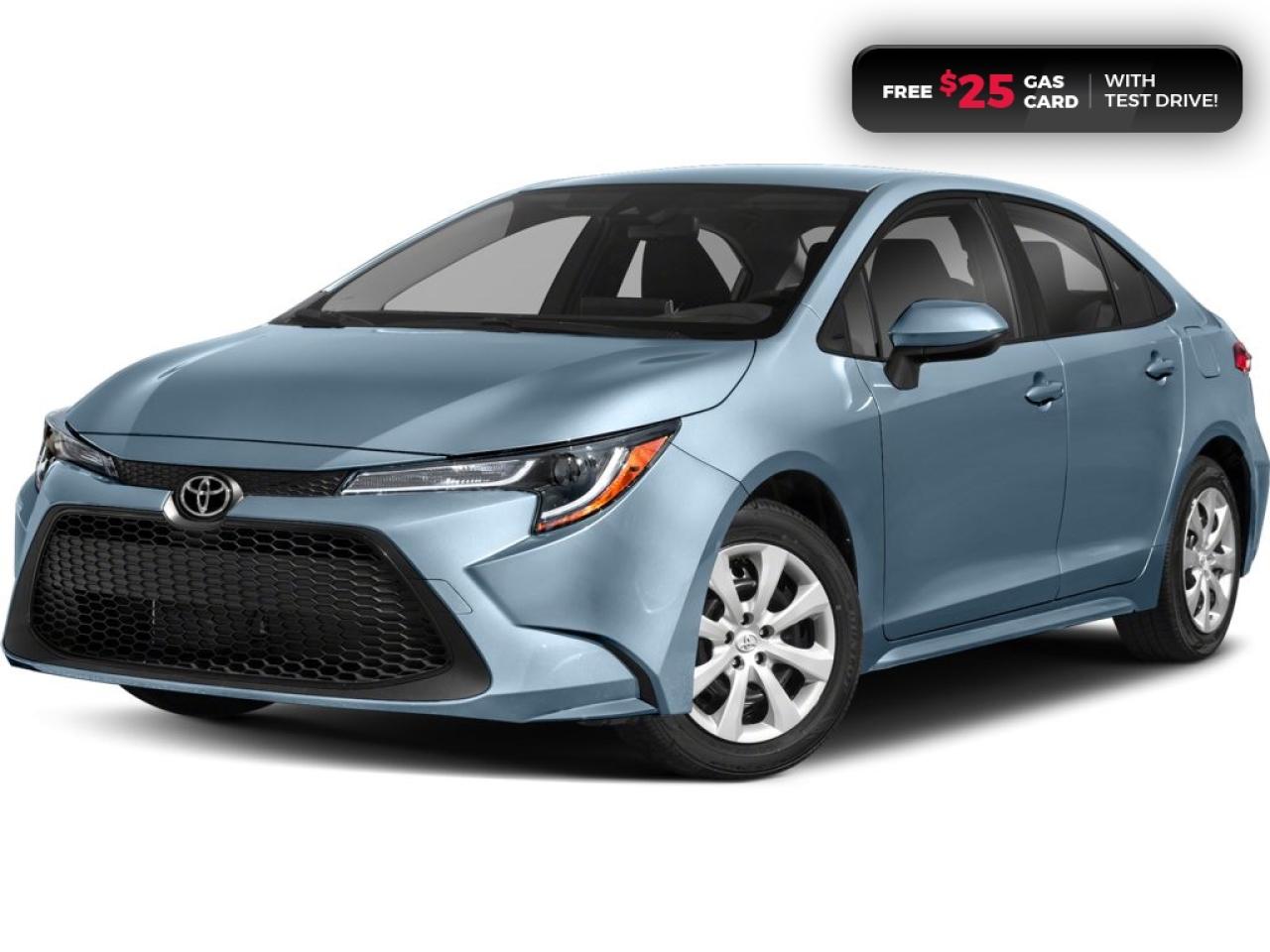 <p><strong>GREAT FIRST CAR! NO REPORTED ACCIDENTS! TEST DRIVE TODAY! </strong>2020 Toyota Corolla LE featuring CVT transmission, five passenger seating, daytime running lights, AM/FM stereosystem with USB and auxiliary inputs, Apple CarPlay and Android Auto connectivity, rearview camera, one-touch power windows, remote keyless entry, steering wheel mounted controls, adaptive cruise control, child seat anchors, rear door child safety locks, turn signal mirrors, tire pressure monitoring system, spacious cargo area, electronic stability control and anti-lock braking system. Contact Cambridge Centre Honda for special discounted finance rates, as low as 8.99% on approved credit.</p>

<p><span style=color:#ff0000><strong>FREE $25 GAS CARD WITH TEST DRIVE!</strong></span></p>

<p>Our philosophy is simple. We believe that buying and owning a car should be easy, enjoyable and transparent. Welcome to the Cambridge Centre Honda Family! Cambridge Centre Honda proudly serves customers from Cambridge, Kitchener, Waterloo, Brantford, Hamilton, Waterford, Brant, Woodstock, Paris, Branchton, Preston, Hespeler, Galt, Puslinch, Morriston, Roseville, Plattsville, New Hamburg, Baden, Tavistock, Stratford, Wellesley, St. Clements, St. Jacobs, Elmira, Breslau, Guelph, Fergus, Elora, Rockwood, Halton Hills, Georgetown, Milton and all across Ontario!</p>