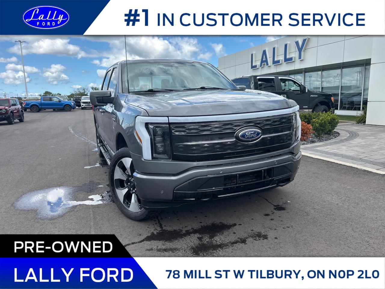 Used 2022 Ford F-150 Lightning Platinum Moonroof, One Owner, Mint!! for sale in Tilbury, ON