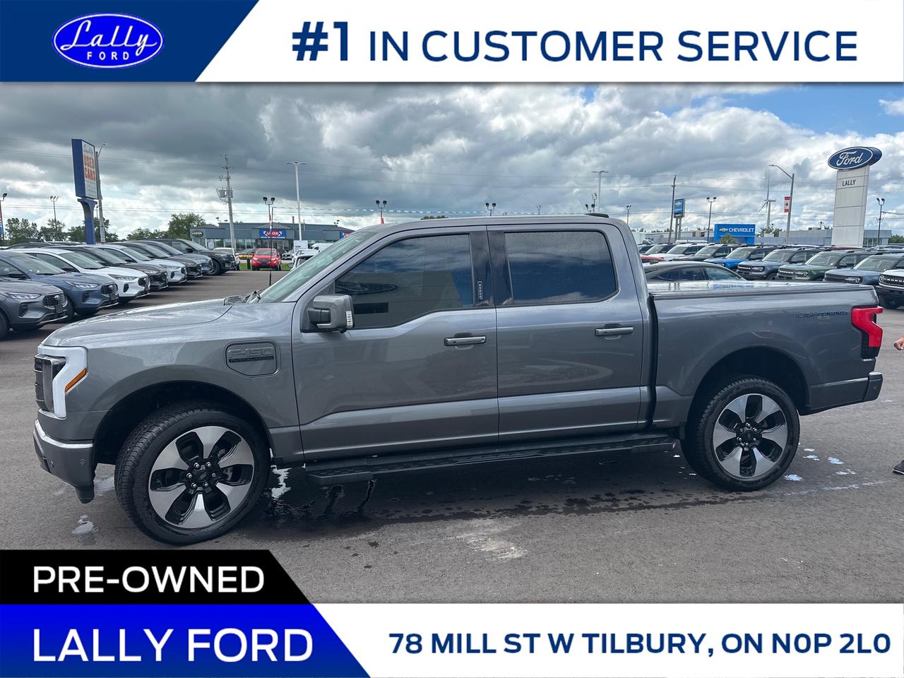 2022 Ford F-150 Lightning Platinum Moonroof, One Owner, Mint!! Photo