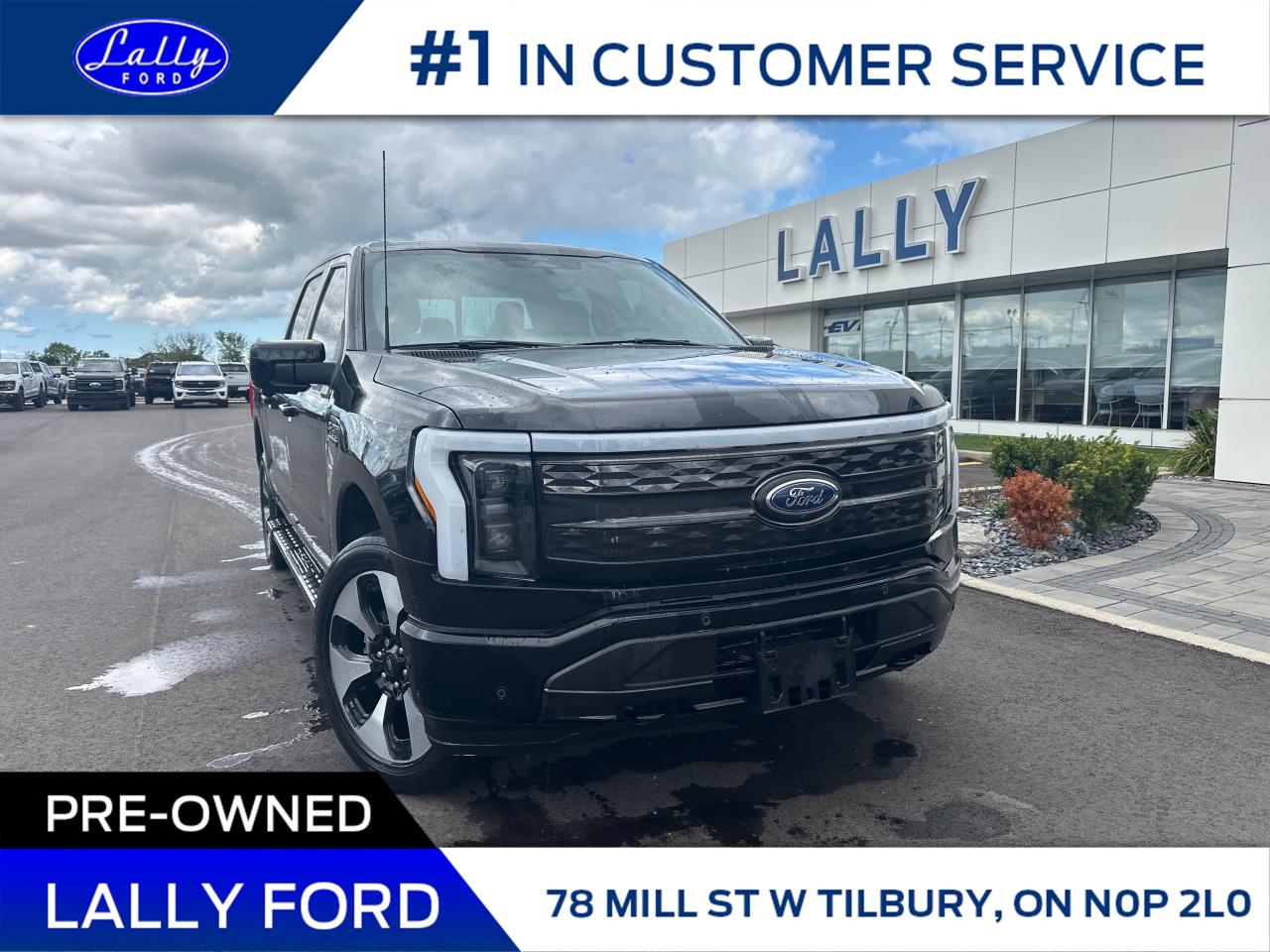Used 2022 Ford F-150 Lightning Platinum Moonroof, Nav, Low Kms, One Owner! for sale in Tilbury, ON
