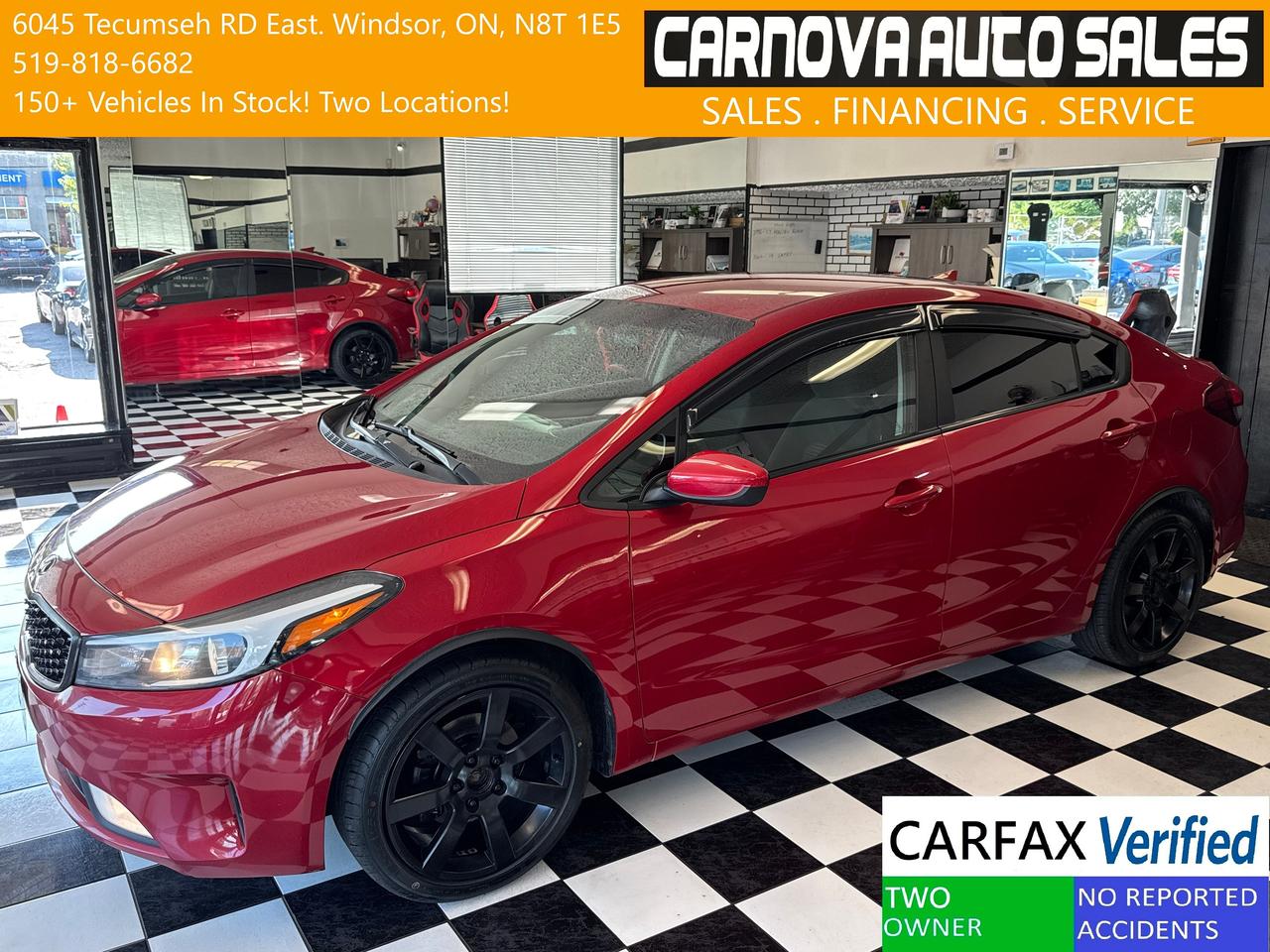 2017 Kia Forte LX+New Tires+ApplePlay+Remote Start+CLEAN CARFAX Photo0