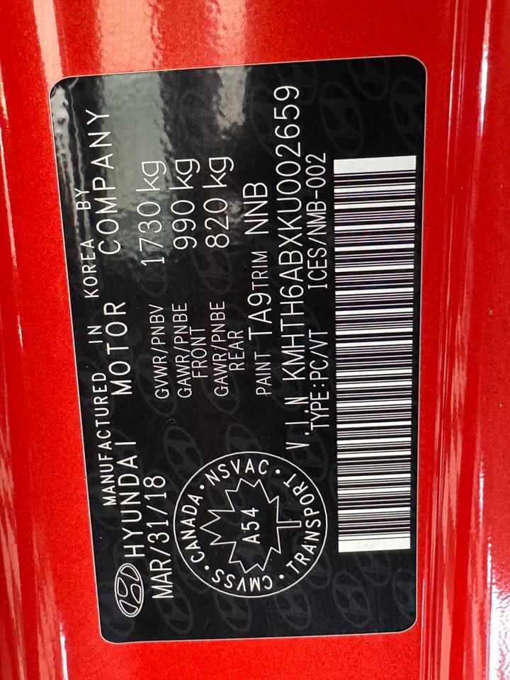 2019 Hyundai Veloster Turbo+New Tires+Wheels+Roof+BSM+CLEAN CARFAX Photo