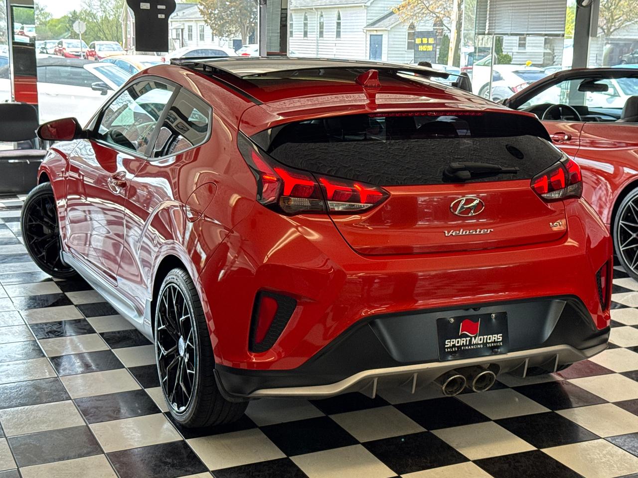 2019 Hyundai Veloster Turbo+New Tires+Wheels+Roof+BSM+CLEAN CARFAX Photo