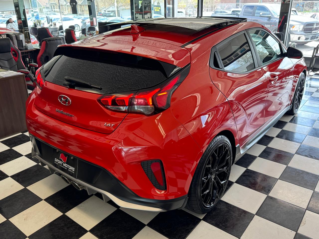 2019 Hyundai Veloster Turbo+New Tires+Wheels+Roof+BSM+CLEAN CARFAX Photo