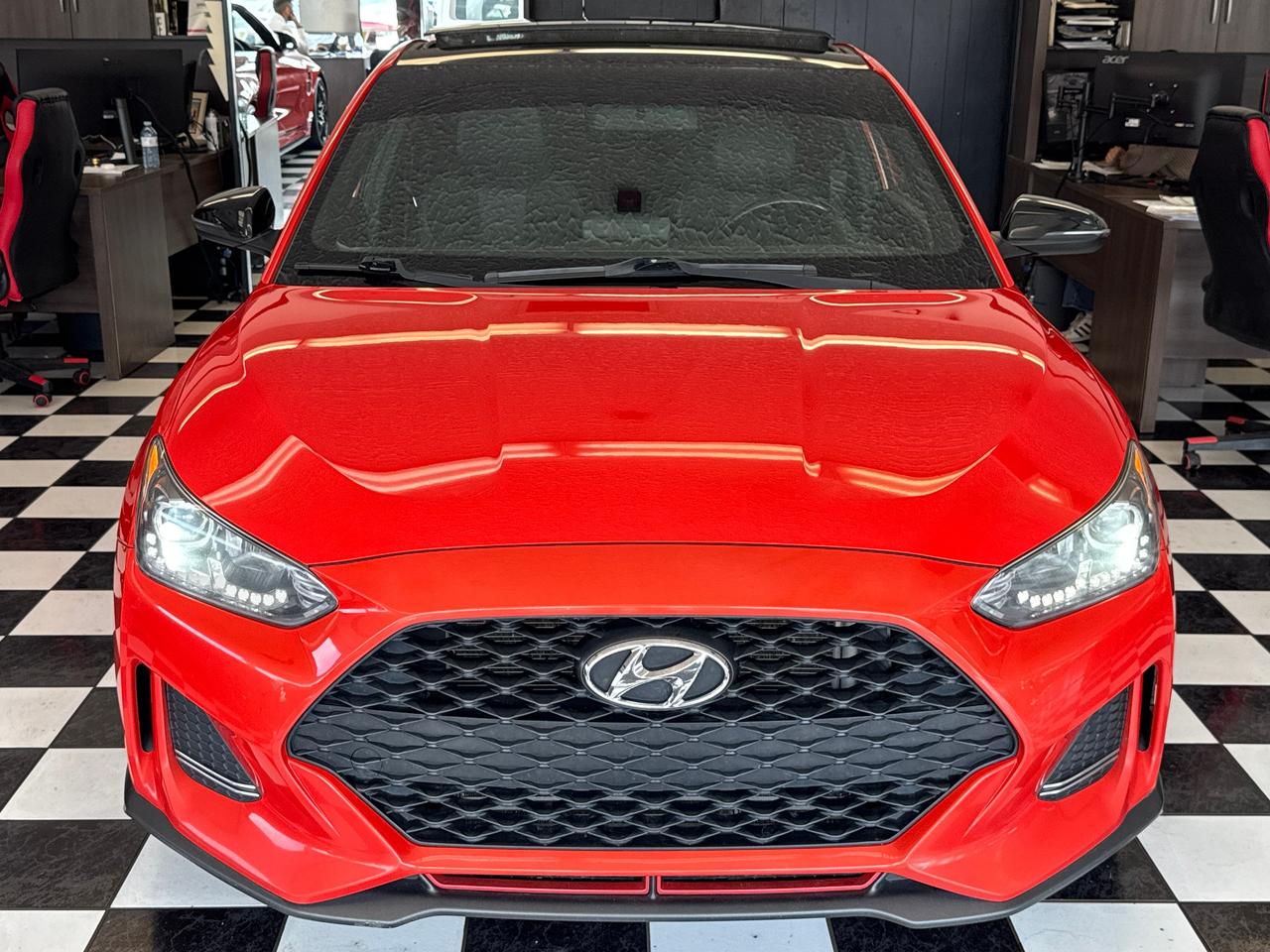 2019 Hyundai Veloster Turbo+New Tires+Wheels+Roof+BSM+CLEAN CARFAX Photo