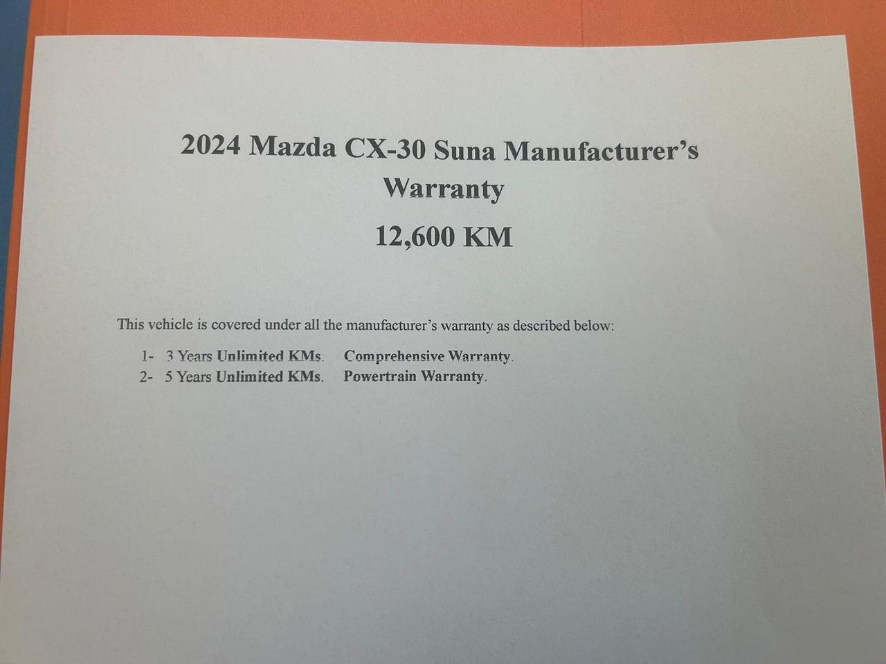 2024 Mazda CX-30 Suna Factory Warranty No Accident High Trim Loaded Photo