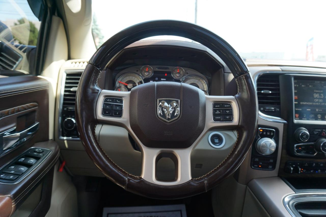 2017 RAM 1500 LONGHORN HEMI V8 CREW 4WD CERTIFIED *DODGE MAINTAIN* CAMERA NAV BLUETOOTH LEATHER HEATED SEATS SUNROOF CRUISE ALLOYS - Photo #10