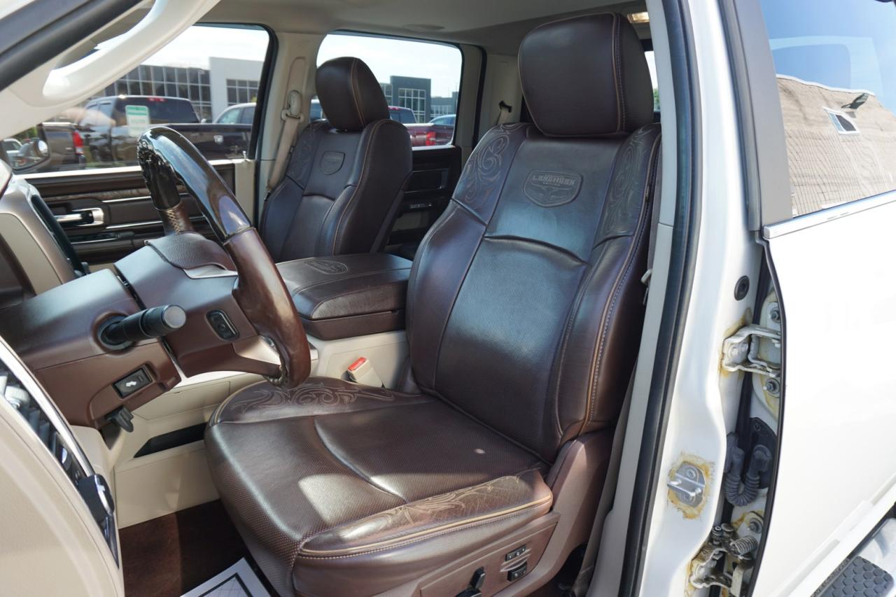 2017 RAM 1500 LONGHORN HEMI V8 CREW 4WD CERTIFIED *DODGE MAINTAIN* CAMERA NAV BLUETOOTH LEATHER HEATED SEATS SUNROOF CRUISE ALLOYS - Photo #13