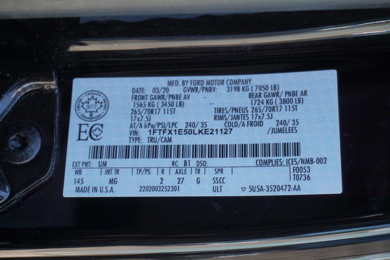 2020 Ford F-150 V8 XLT 4WD CERTIFIED CAMERA BLUETOOTH LEATHER HEATED SEATS CRUISE ALLOYS - Photo #32