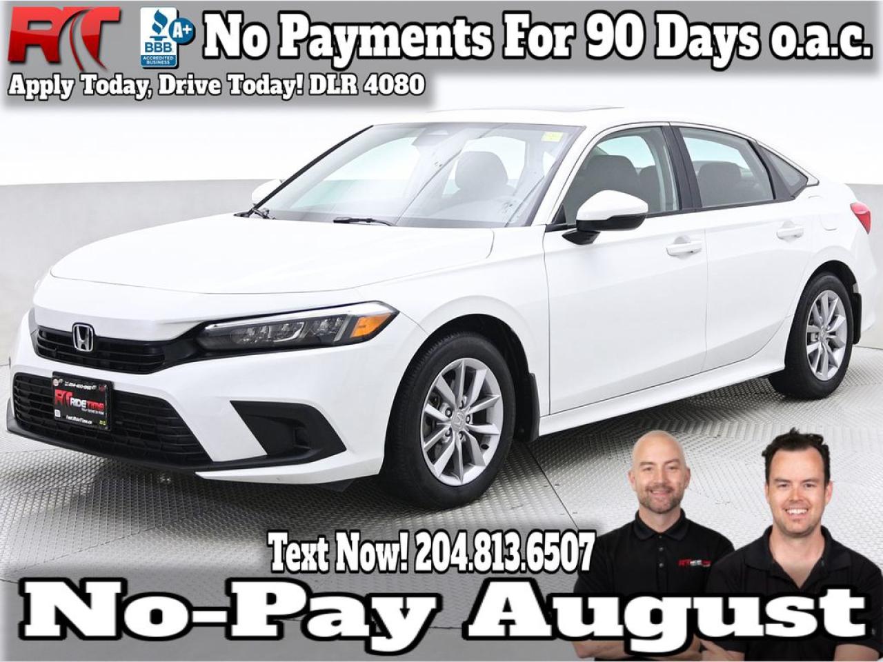 Used 2022 Honda Civic Sedan EX for sale in Winnipeg, MB