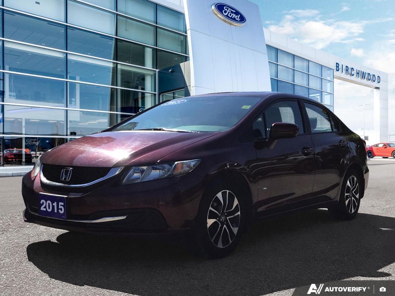 Used 2015 Honda Civic Sedan LX Accident Free | Local Vehicle for sale in Winnipeg, MB