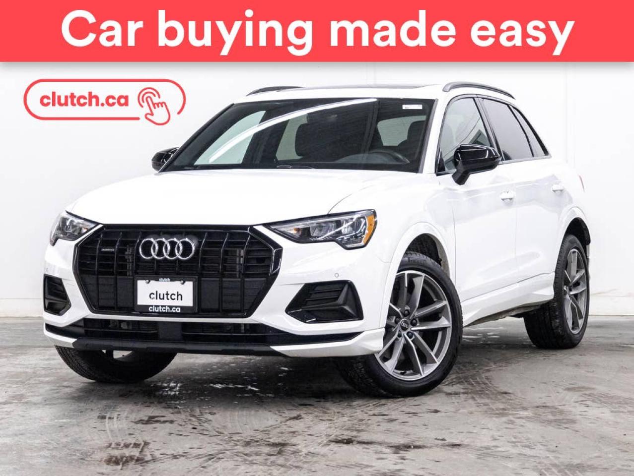Used 2022 Audi Q3 40 Komfort AWD w/ Apple CarPlay & Android Auto, Panoramic Moonroof, Heated Front Seats for sale in Toronto, ON
