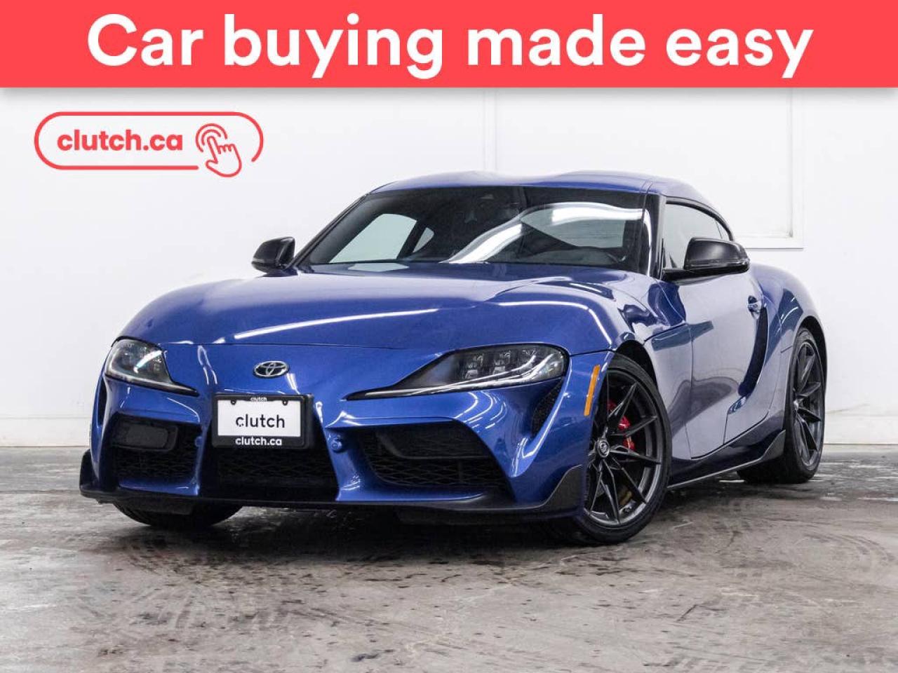 Used 2023 Toyota Supra GR 3.0 Coupe w/Bluetooth, Heated Front Seats, Backup Cam for sale in Toronto, ON