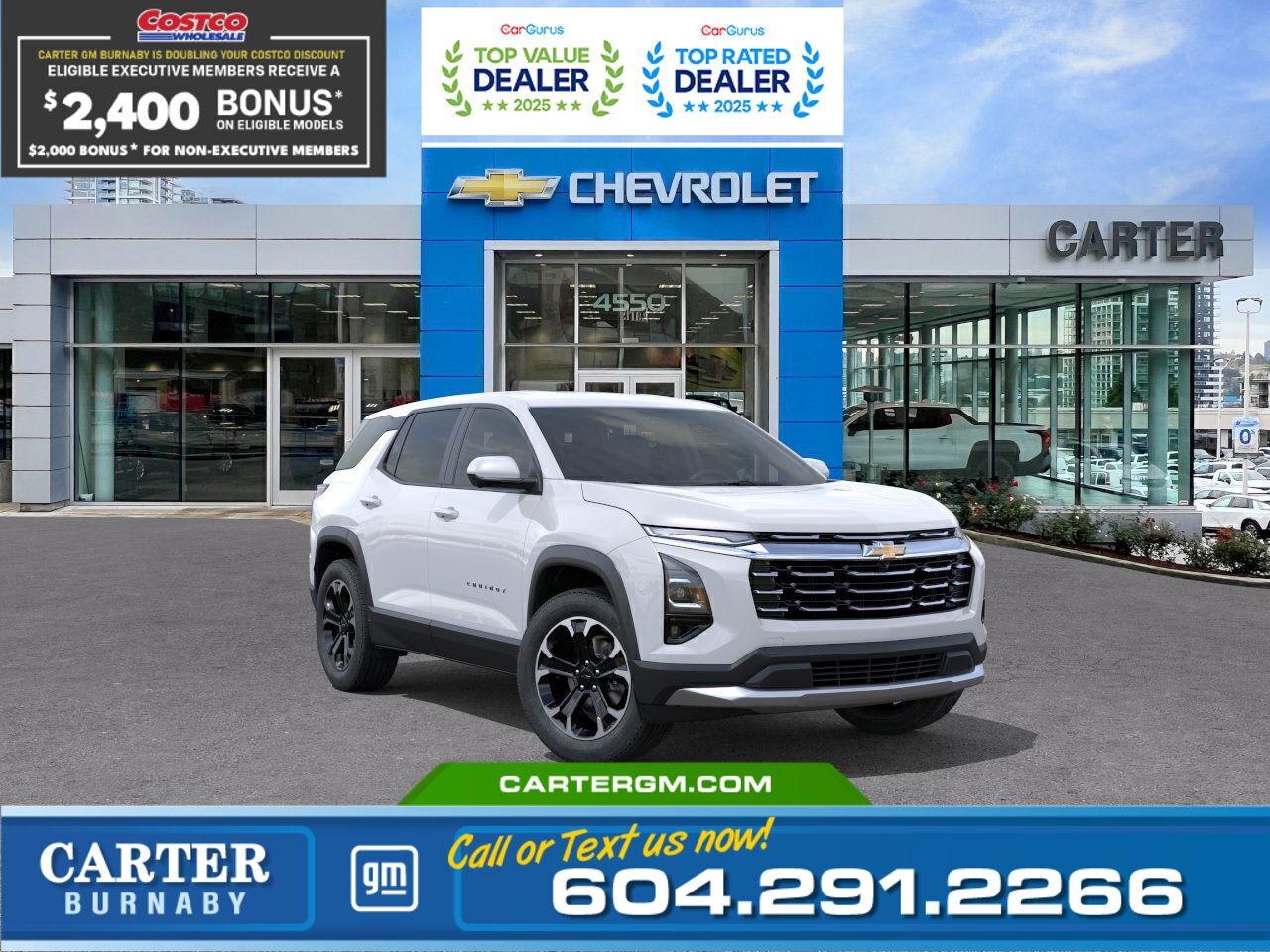 New 2026 Chevrolet Equinox LT AWD | Double Costco Bonus: Up to $2,400! for sale in Burnaby, BC