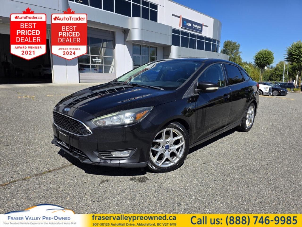 Used 2015 Ford Focus SE  - Bluetooth -  Sync for sale in Abbotsford, BC