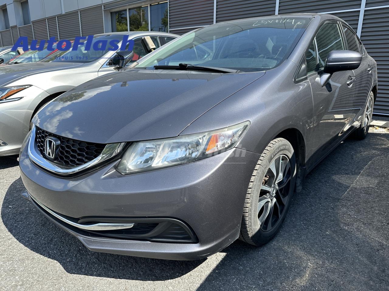 Used 2015 Honda Civic Sedan EX, 1 PROPRIO, TOIT, CAMERA, BLUETOOTH for sale in Saint-Hubert, QC