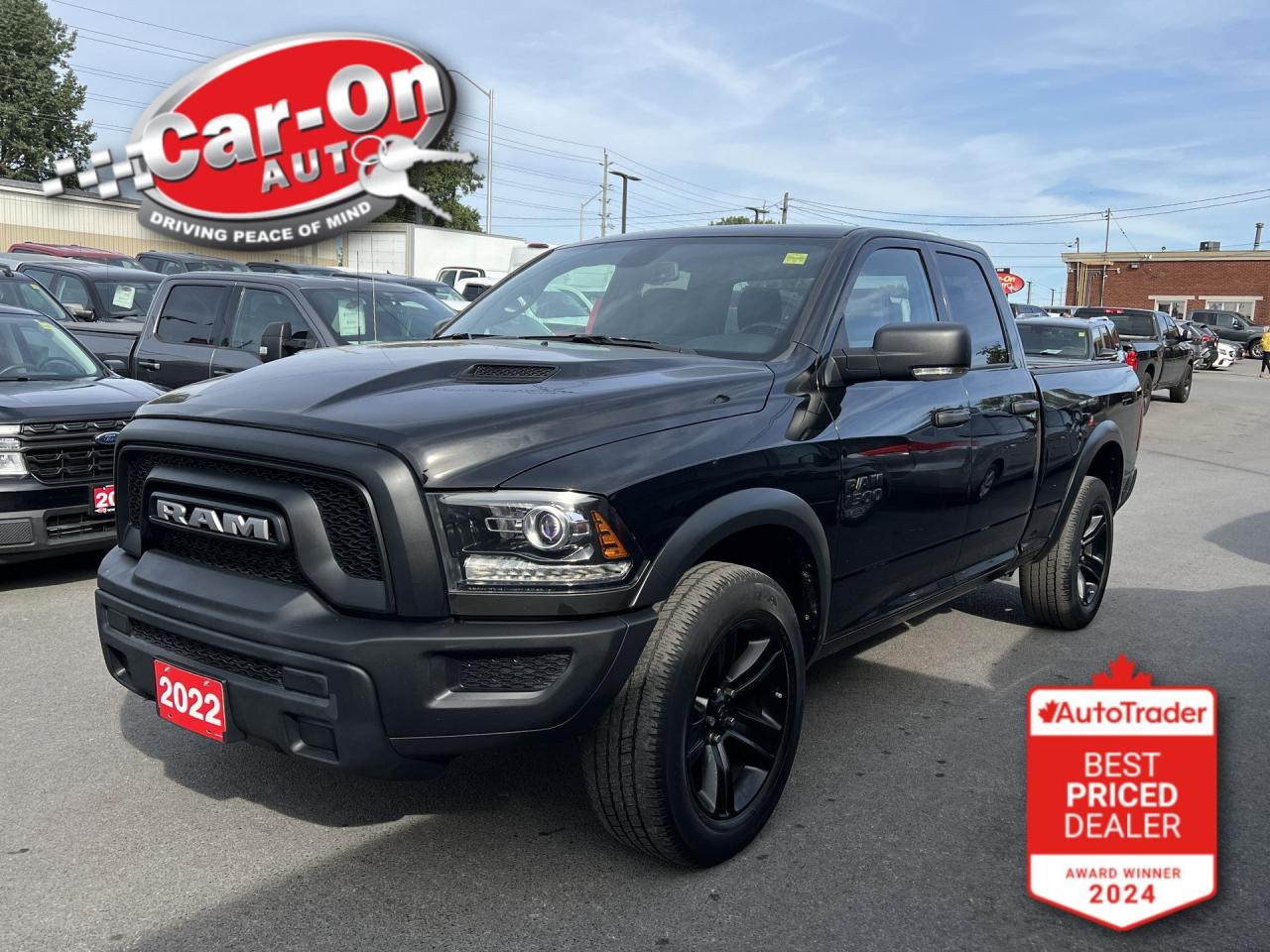 Used 2022 RAM 1500 Classic WARLOCK 4X4 | CARPLAY | 20IN ALLOYS | REAR CAM for sale in Ottawa, ON