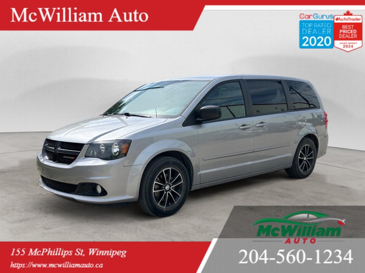 Used 2017 Dodge Grand Caravan SXT Plus DVD power door Out Standing Condition for sale in Winnipeg, MB
