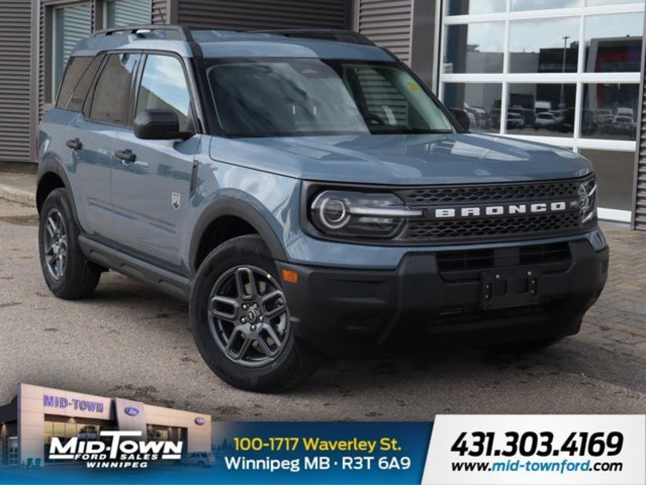 New 2025 Ford Bronco Sport Big Bend | Auto Start-Stop | Intelligent Access for sale in Winnipeg, MB