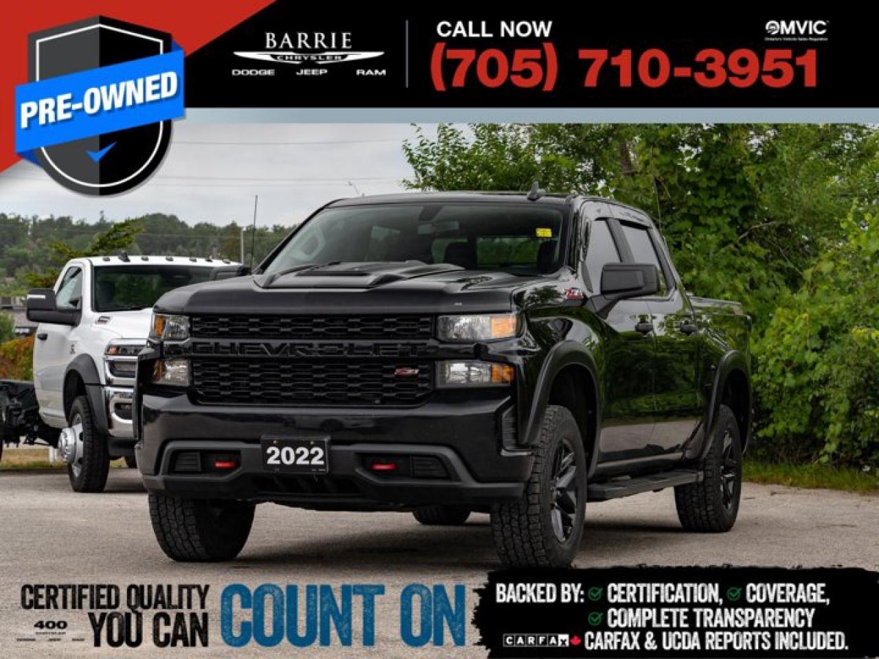 Used 2022 Chevrolet Silverado 1500 LTD Custom Trail Boss for sale in Barrie, ON