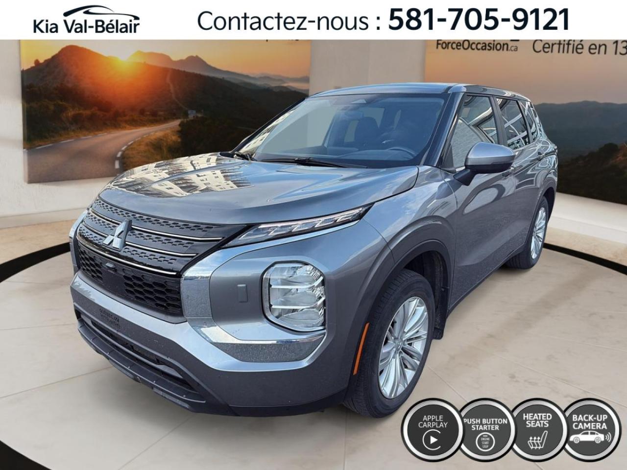 Used 2023 Mitsubishi Outlander ES *S-AWC *BI-ZONE *CAMERA *CARPLAY *7PASSAGERS for sale in Québec, QC