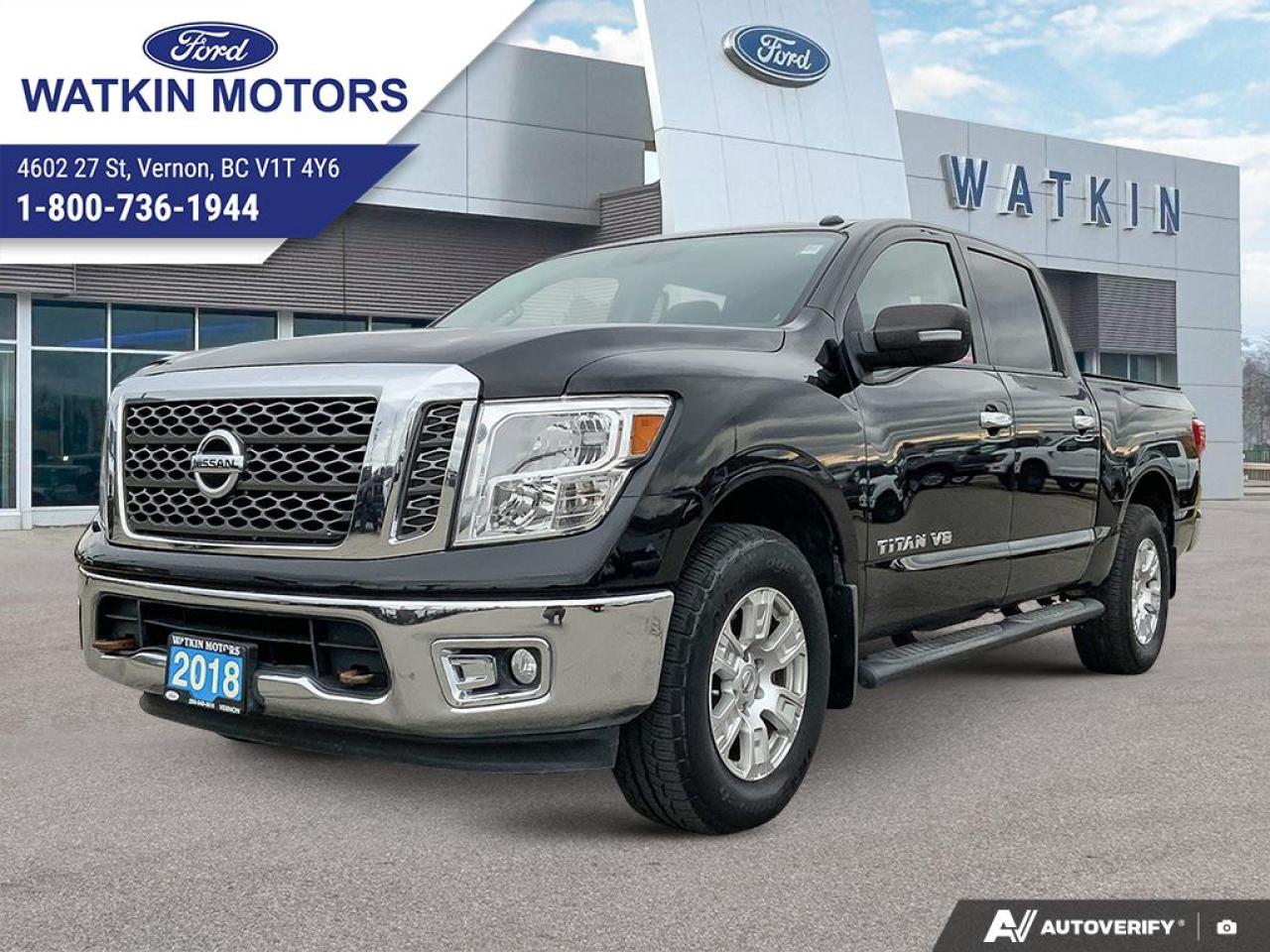 Used 2018 Nissan Titan CREWCAB 4X4 SV for sale in Vernon, BC