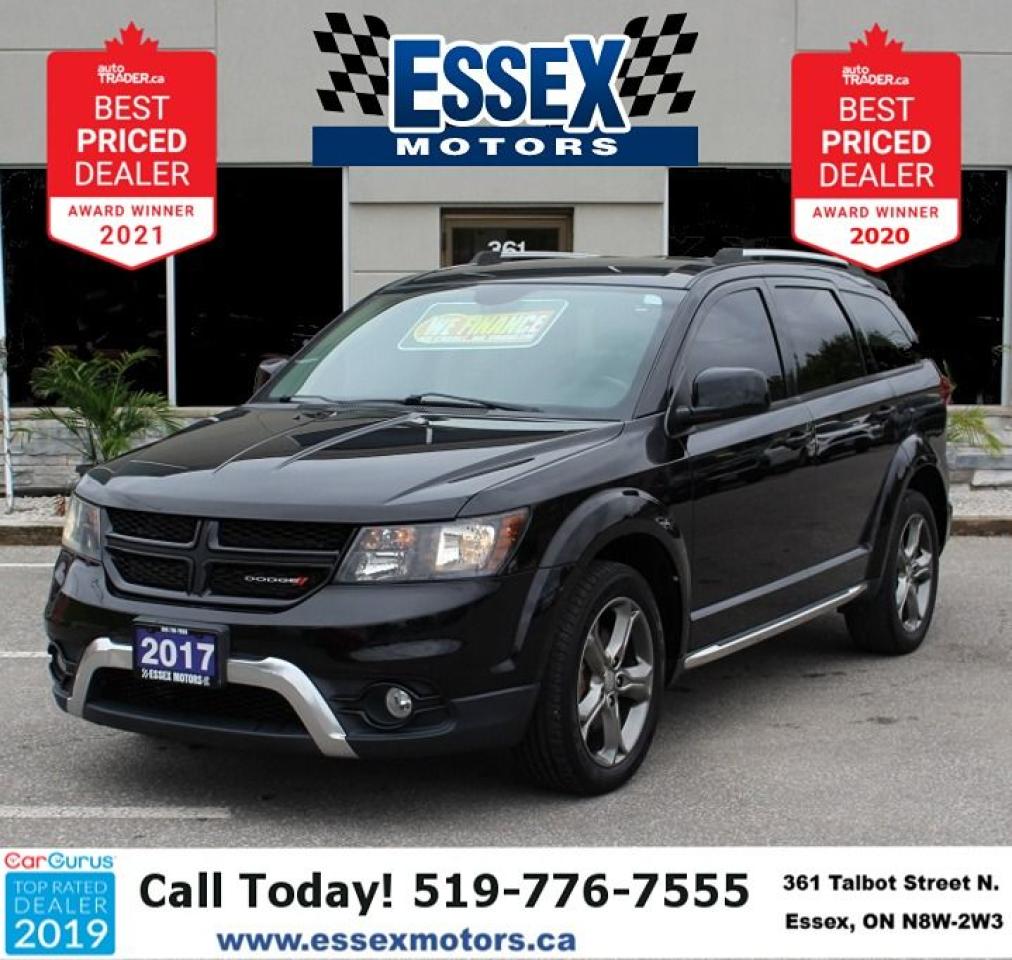 Used 2017 Dodge Journey Crossroad*Low Ks*Heated Leather*3rd Row*Bluetooth for sale in Essex, ON