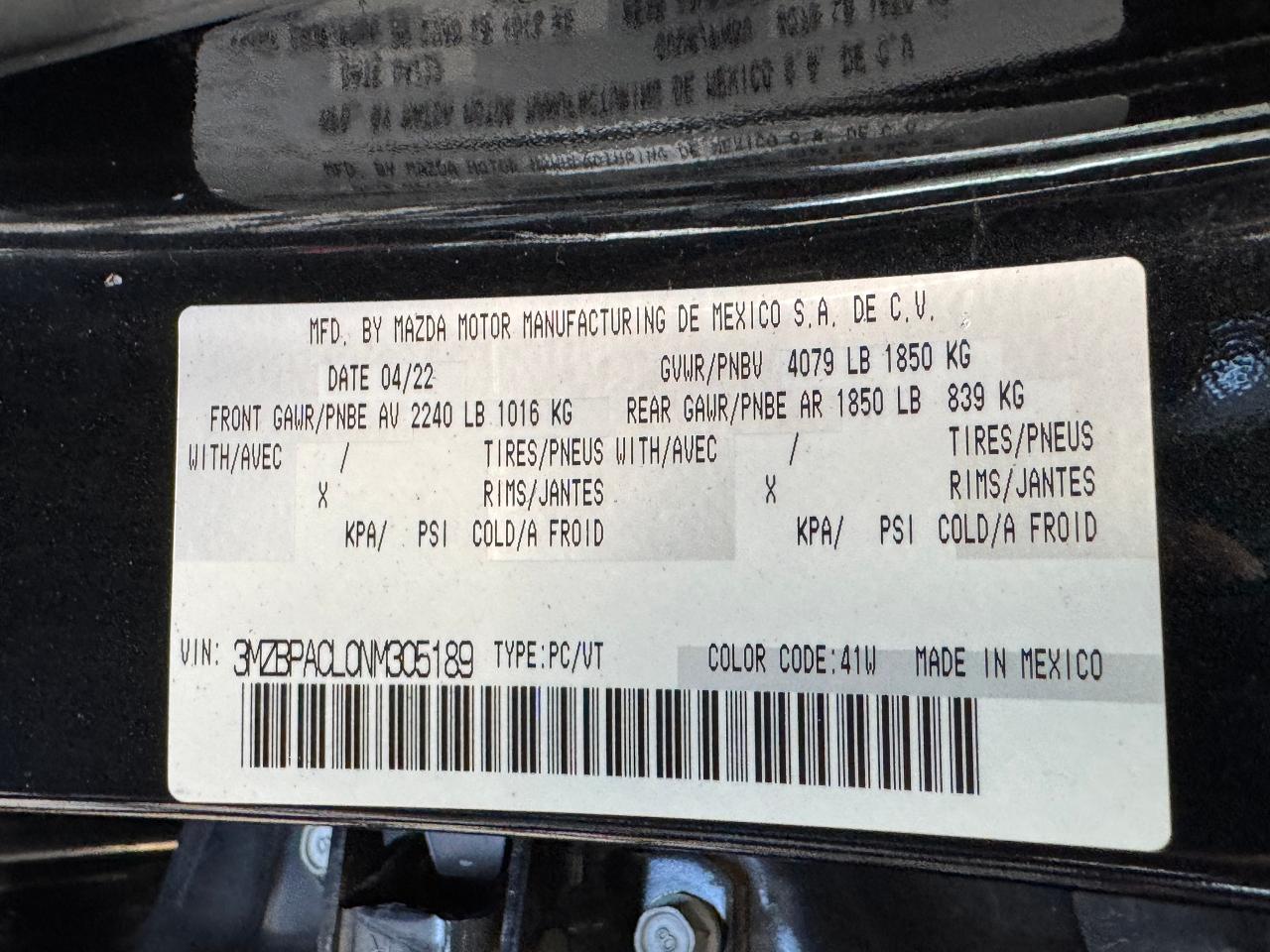 2022 Mazda MAZDA3 GS+Adaptive Cruise+LKA+New Brakes+CLEAN CARFAX Photo101