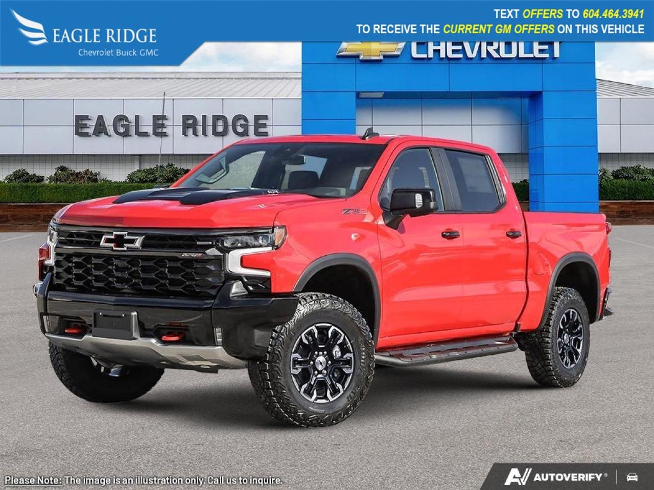 New 2026 Chevrolet Silverado 1500 ZR2 Remote Vehicle start, Engine control stop start, Auto Lock Rear Differential, Automatic emergency breaking, HD surround vision for sale in Coquitlam, BC