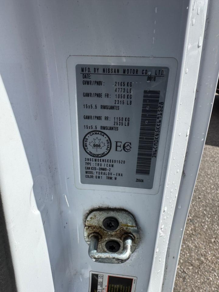 2019 Nissan NV200 S, BACKUP CAM, 4 CYL, AUTO, RUNS WELL, AS IS - Photo #17