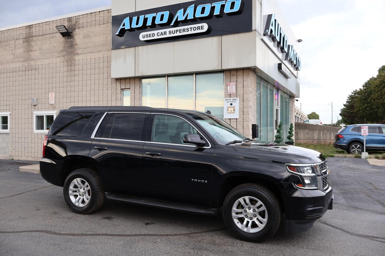 Used 2015 Chevrolet Tahoe V8 LS 4WD CERTIFIED *ACCIDENT FREE*8 SEATS* CAMERA BLUETOOTH LEATHER HEATED SUNROOF CRUISE ALLOYS for sale in Burlington, ON
