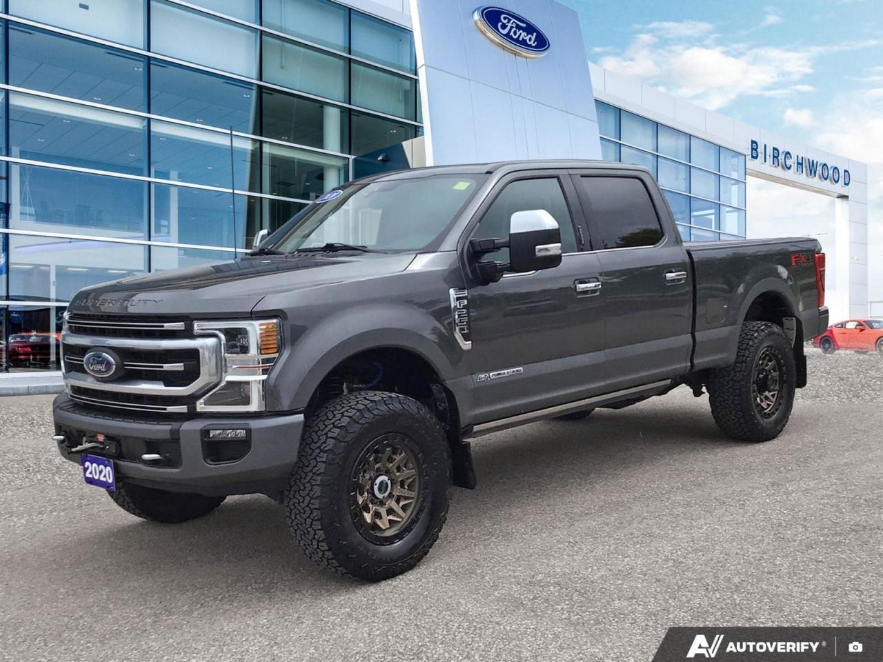 Used 2020 Ford F-250 Platinum Local Trade | FX4 Package | Fuel Rims | Tonneau cover | Spray In Bed Liner | for sale in Winnipeg, MB