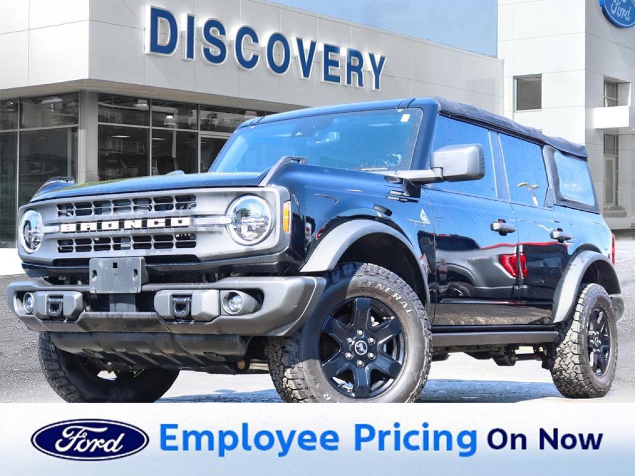 Used 2022 Ford Bronco Black Diamond | 4X4 | 2.3L | MID PKG | VINYL SEATS for sale in Burlington, ON