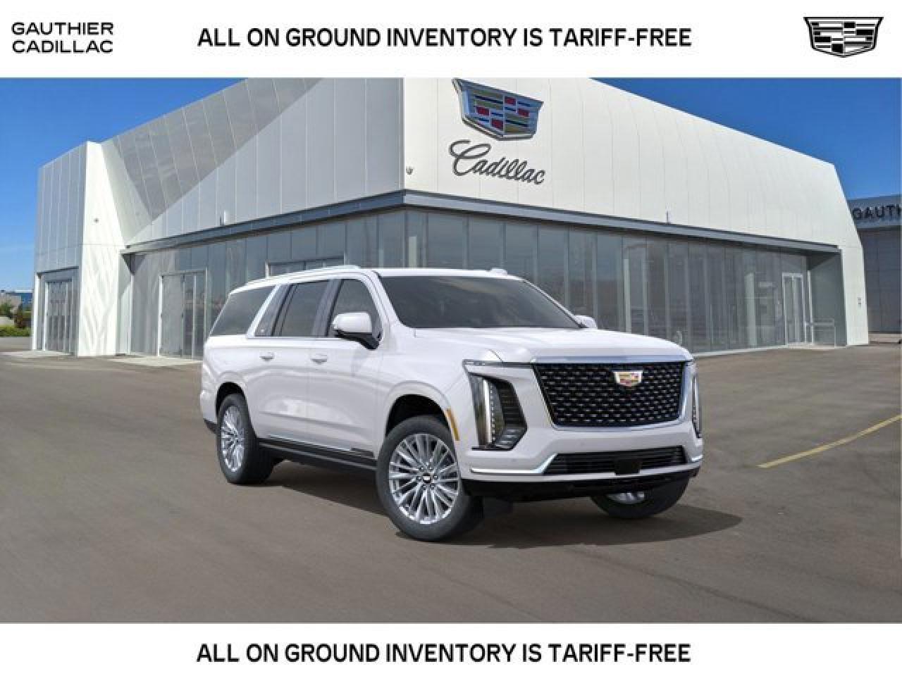 New 2025 Cadillac Escalade ESV 4WD Premium Luxury for sale in Winnipeg, MB