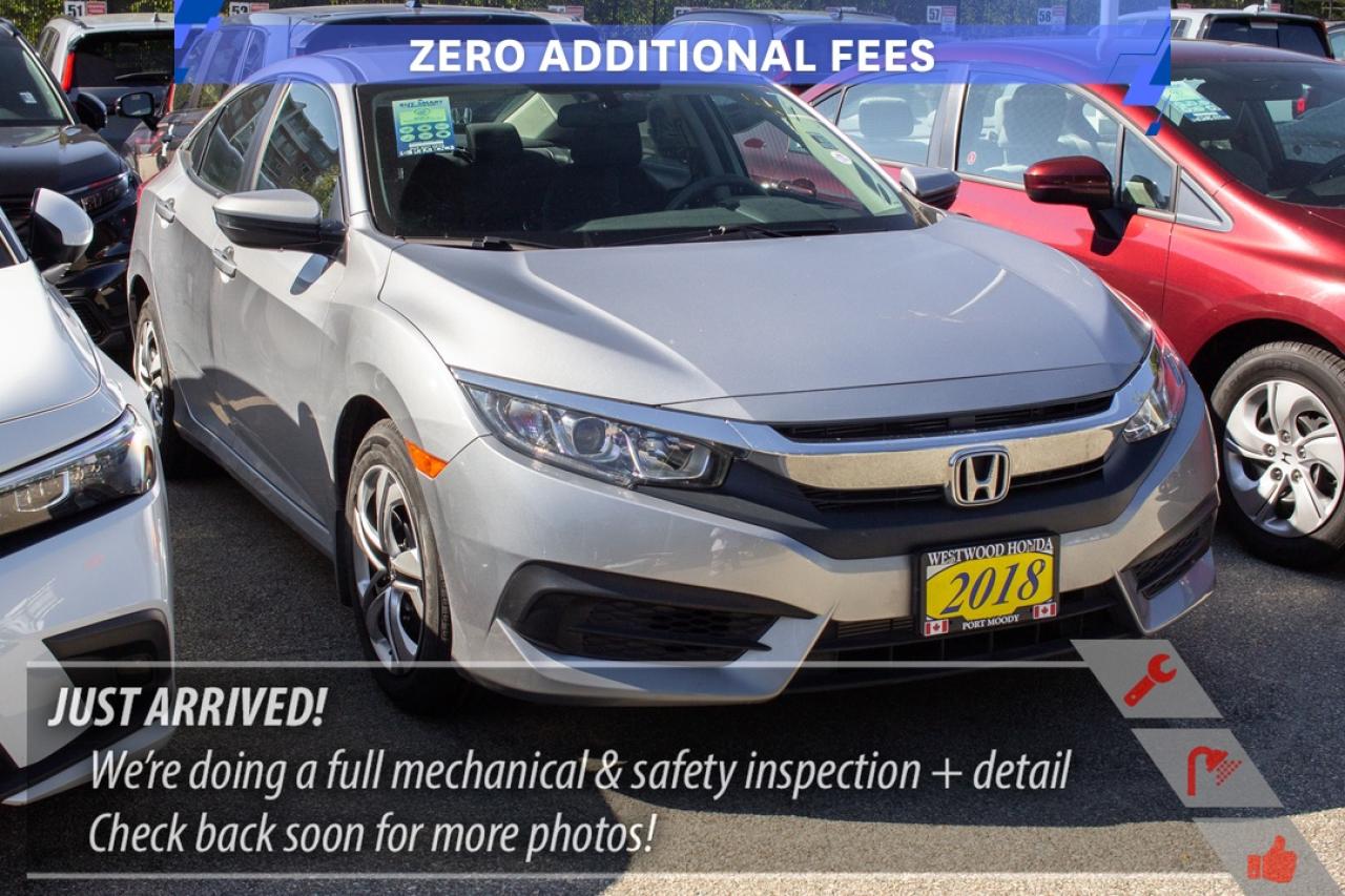 Used 2018 Honda Civic Sedan LX Sedan CVT for sale in Port Moody, BC