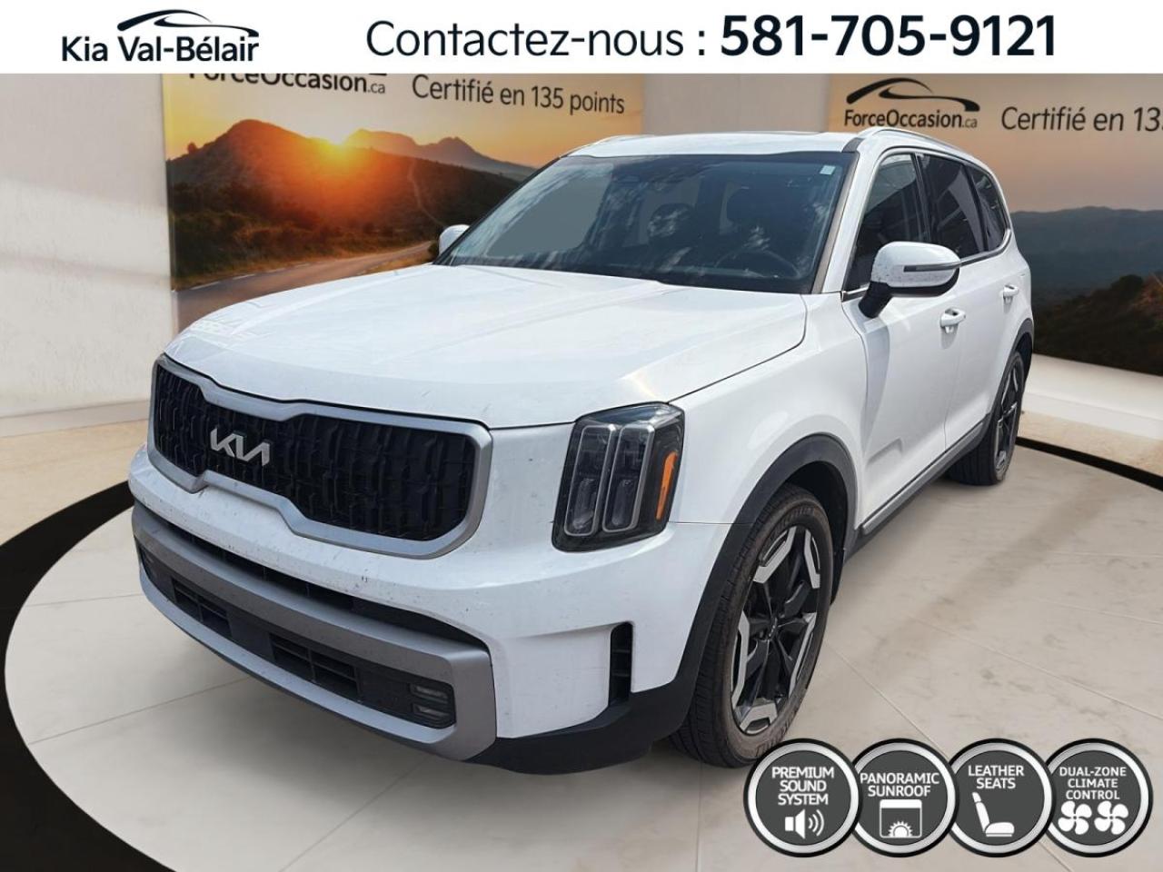 Used 2023 Kia Telluride EX *AWD *V6 *291HP *TOIT *GPS *BI-ZONE *5000LBS TOWING for sale in Québec, QC