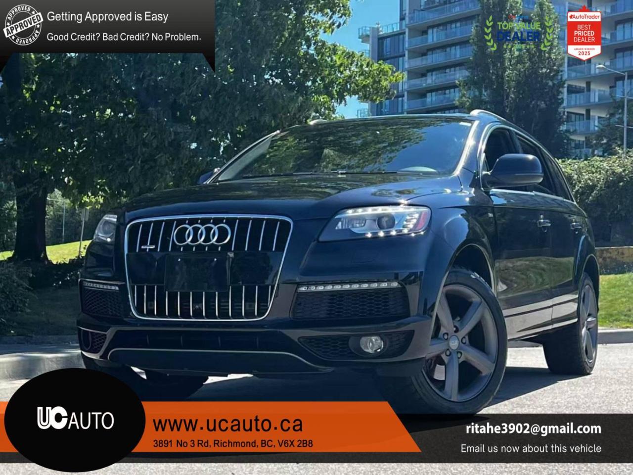 Used 2015 Audi Q7 Quattro 4dr 3.0T Vorsprung Edition/ CLEAN TITLE/ BC LOCAL/ S-LINE for sale in Richmond, BC