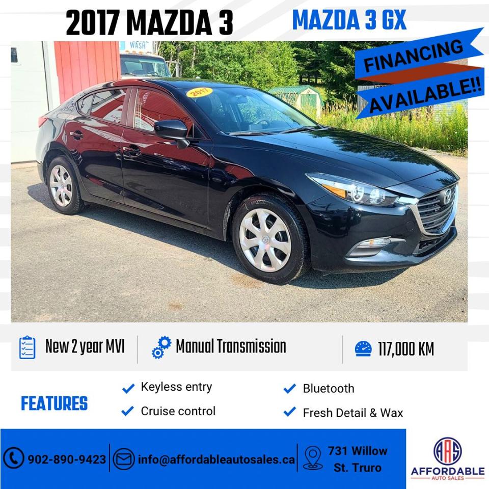 Used 2017 Mazda MAZDA3 GX for sale in Truro, NS