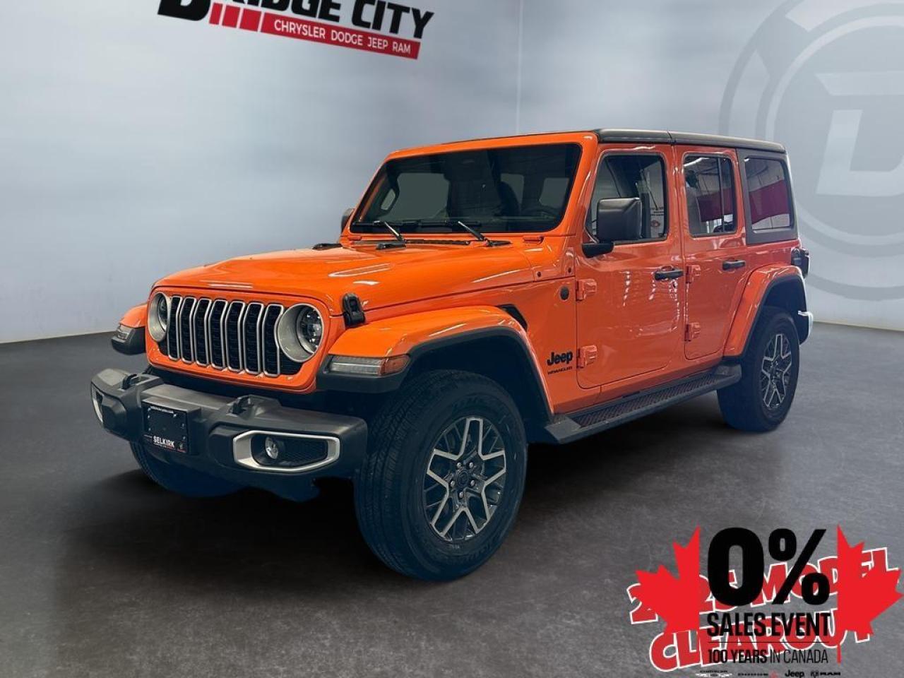 New 2025 Jeep Wrangler Sahara - Heated Seats -  Remote Start for sale in Lethbridge, AB